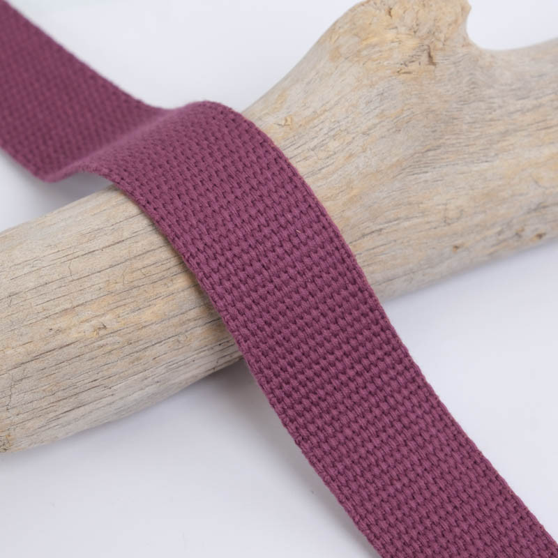30mm Cotton Strap - Plum - Maison Klem
